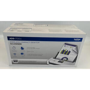 Brother ADS-1700w Wireless Sheetfed Scanner NEW
